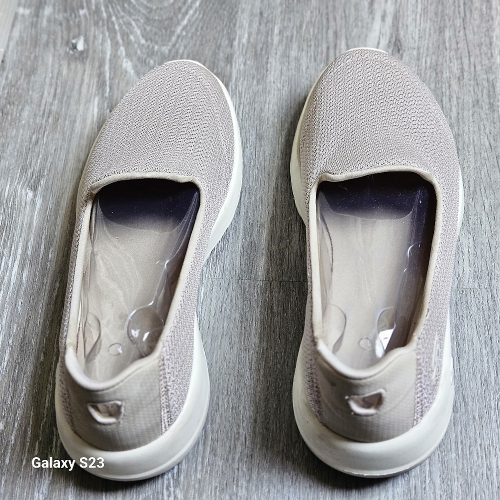 Skechers GoWalk Joy Slip On Sneakers Flats Shoes Taupe Womens 8.5 - Picture 8 of 10